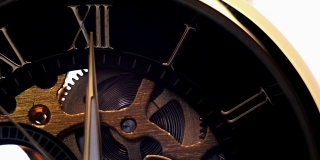 罗马数字的小时表盘，计时的指针