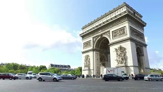 巴黎凯旋门视频素材模板下载