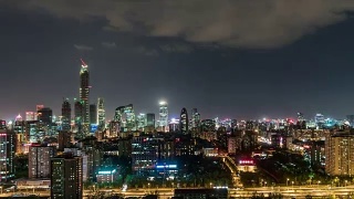 Time Lapse- Downtown Beijing, Night / Beijing, China(白天和夜晚系列)视频素材模板下载
