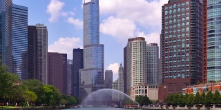芝加哥河与城市