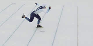 Slowmo的速滑选手比赛