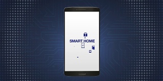 各种物联网智能家电图标，在智能手机、移动设备上打造家居造型。