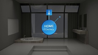 家居安防锁节能高效控制，智能家居控制，物联网。视频素材模板下载