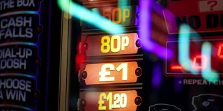 伦敦赌场的4K抽象灯光