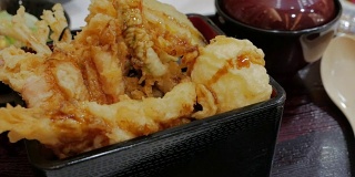 天妇罗顿武里套餐，日式炸虾饭