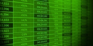 通用现代未来股票市场股票交易所板-绿色