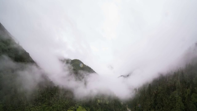 雾从山上流过