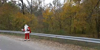 圣诞老人搭车，50帧/秒