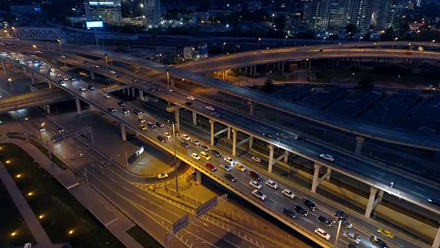 莫斯科城市道路交通繁忙。