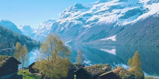 挪威田园诗般的自然