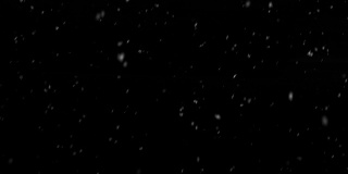 雪花上的黑色背景-设计元素，4k背景