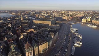 斯德哥尔摩老城视频素材模板下载