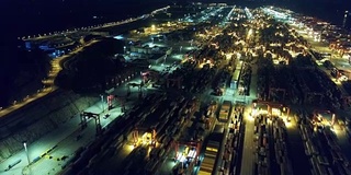 上海洋山深水港实时鸟瞰图