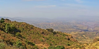埃塞俄比亚平原和东非塞门山脉高地的全景。