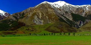 新西兰的南阿尔卑斯山
