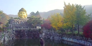 韩国龙仁瓦宇寺鸟瞰图