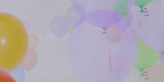 气球庆祝活动生日快乐背景