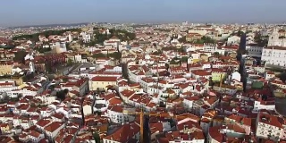 阿尔法玛鸟瞰图，里斯本，葡萄牙