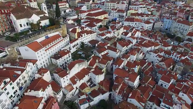 阿尔法玛鸟瞰图，里斯本，葡萄牙
