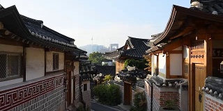 韩国首尔北川韩屋村