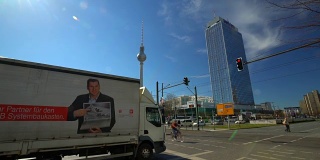 柏林亚历山大广场和电视塔，时光流逝