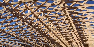木结构框架木材工业。