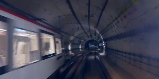 隧道速度地铁列车