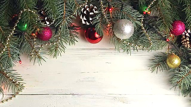 2018年圣诞节和新年的背景
