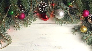 2018年圣诞节和新年的背景视频素材模板下载