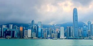 4K时间流逝维多利亚港，香港