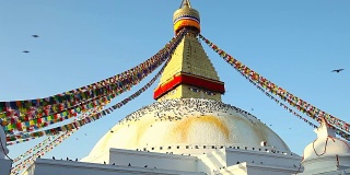 尼泊尔的象征，加德满都的佛眼(博达纳塔)