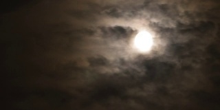 照亮黑夜里移动的月亮