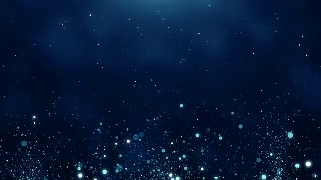 Particles Blue dust abstract light bokeh motion titles cinematic background loop