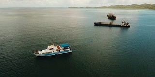 海上空运货物和客船。菲律宾,Siargao