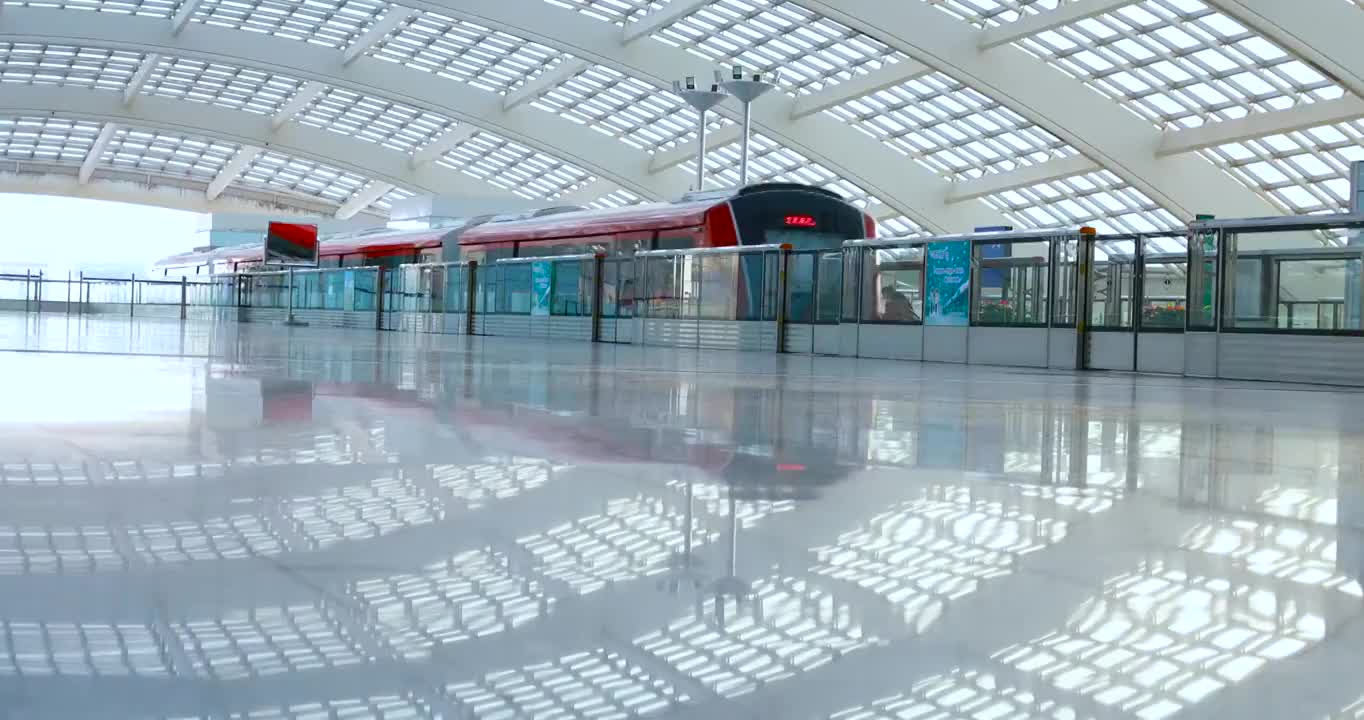 地铁在北京T3机场站
