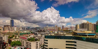 天云运行深圳城市景观屋顶全景4k时间推移中国