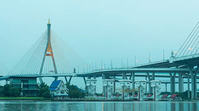 4K时间间隔:泰国普密蓬桥