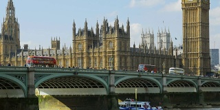 伦敦威斯敏斯特桥和议会电影