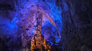 武龙喀斯特芙蓉洞被联合国教科文组织列为世界遗产视频素材模板下载