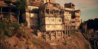 巴西里约热内卢贫民区鸟瞰图