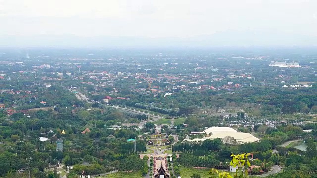 timelapse Chiang Mai cityscape in Thailand