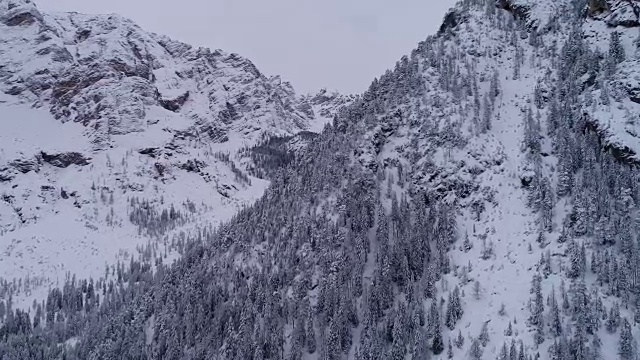 冬季景观-布雷斯湖，意大利-意大利阿尔卑斯山