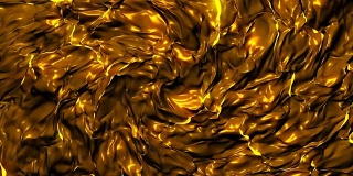 抽象的金色织物波动