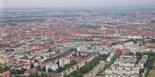 摇摄:德国慕尼黑的空中风景