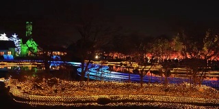 摇摄:日本名古屋的照明灯