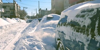 汽车雪与取暖4k