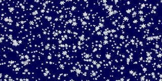 视频动画染色背景冬季降雪