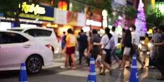 曼谷的城市街道