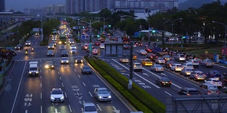 台湾夜间交通观