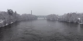 新罕布什尔州曼彻斯特的冬天